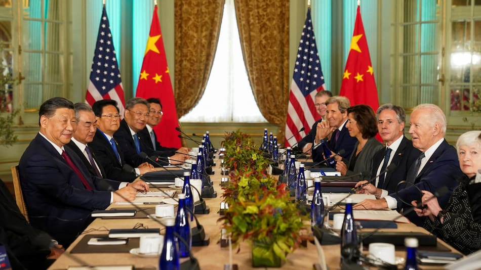 Encuentro de Joe Biden y Xi Jinping. Foto: EFE.
