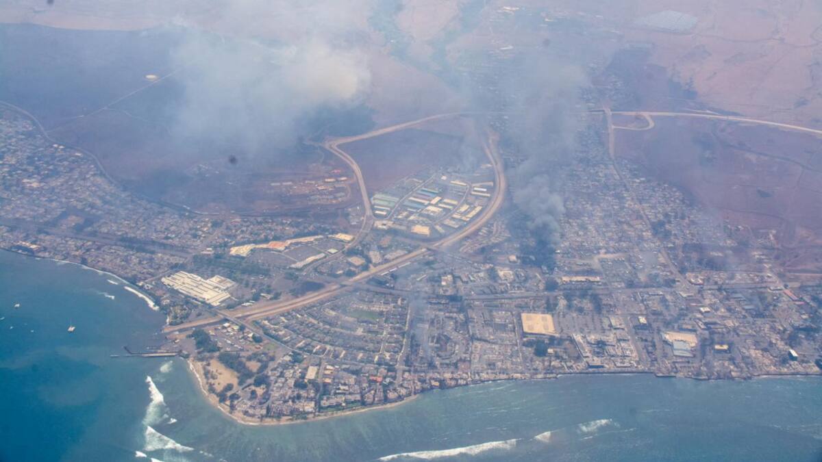 Incendio en Hawai. Foto: Reuters.