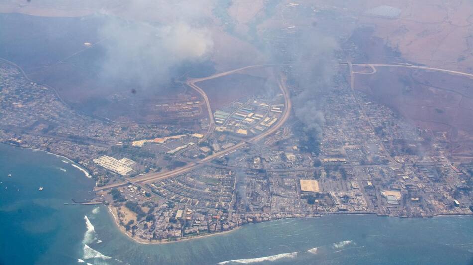 Incendio en Hawai. Foto: Reuters.