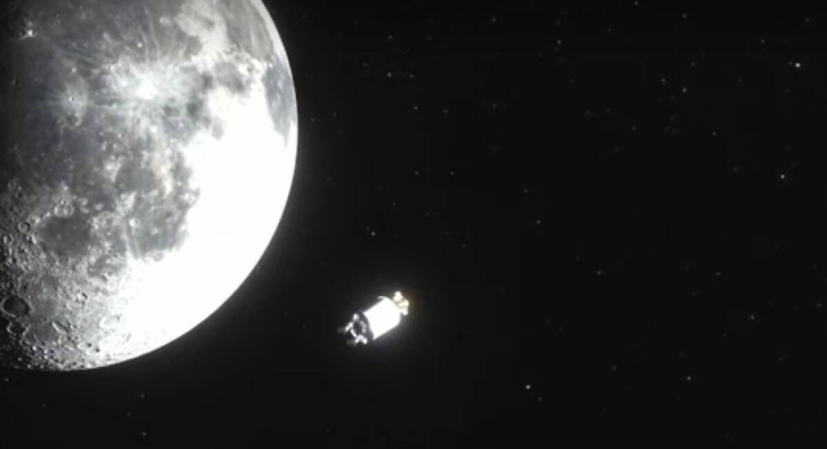 Funeral en el espacio. Foto: Reuters