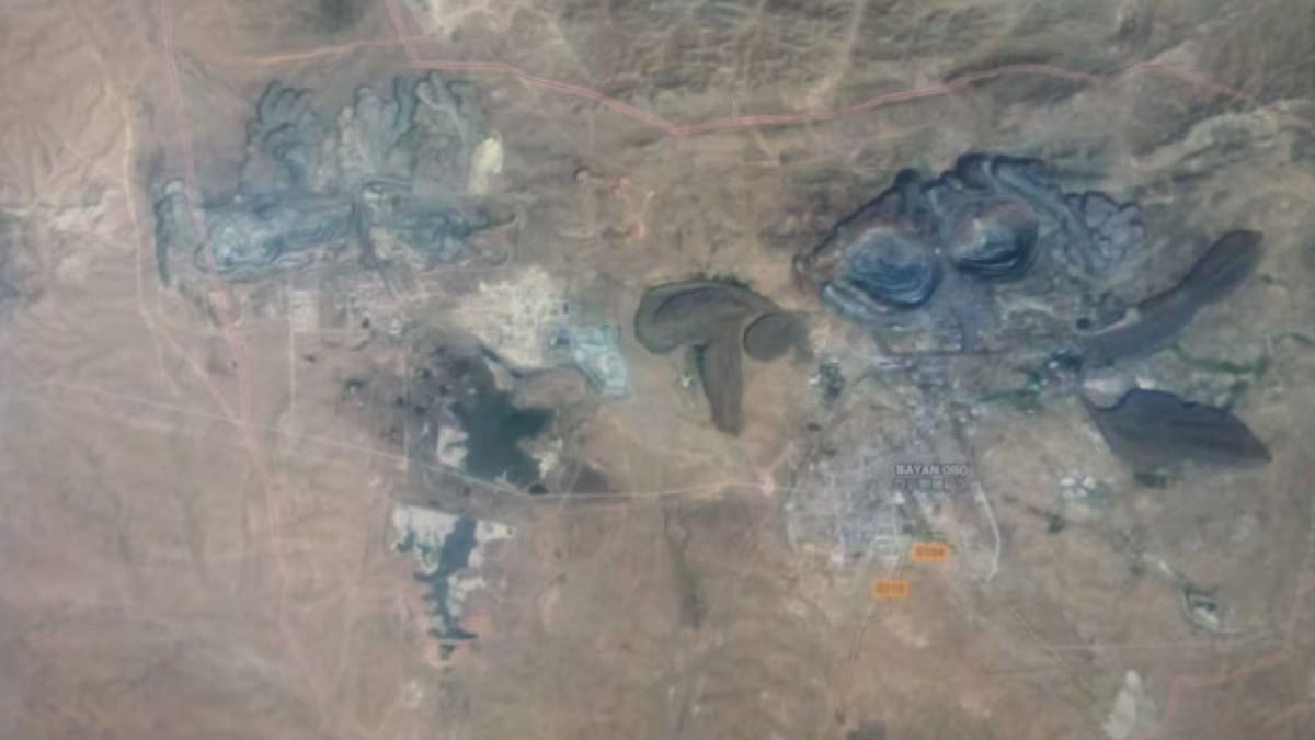 Hallazgo de energía en China. Foto: Google Maps