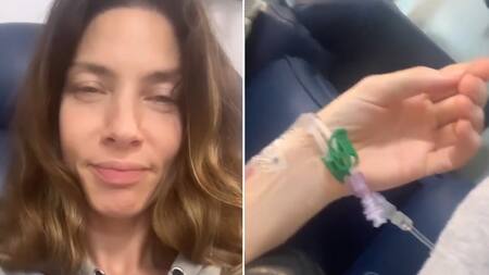 Romina Gaetani fue internada de urgencia. Foto: capturas de pantalla.