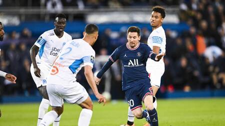 Lionel Messi, PSG, ante el Olympique de Marsella, Reuters