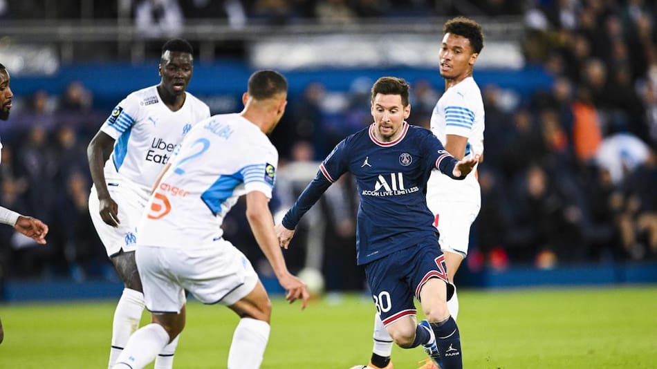 Lionel Messi, PSG, ante el Olympique de Marsella, Reuters