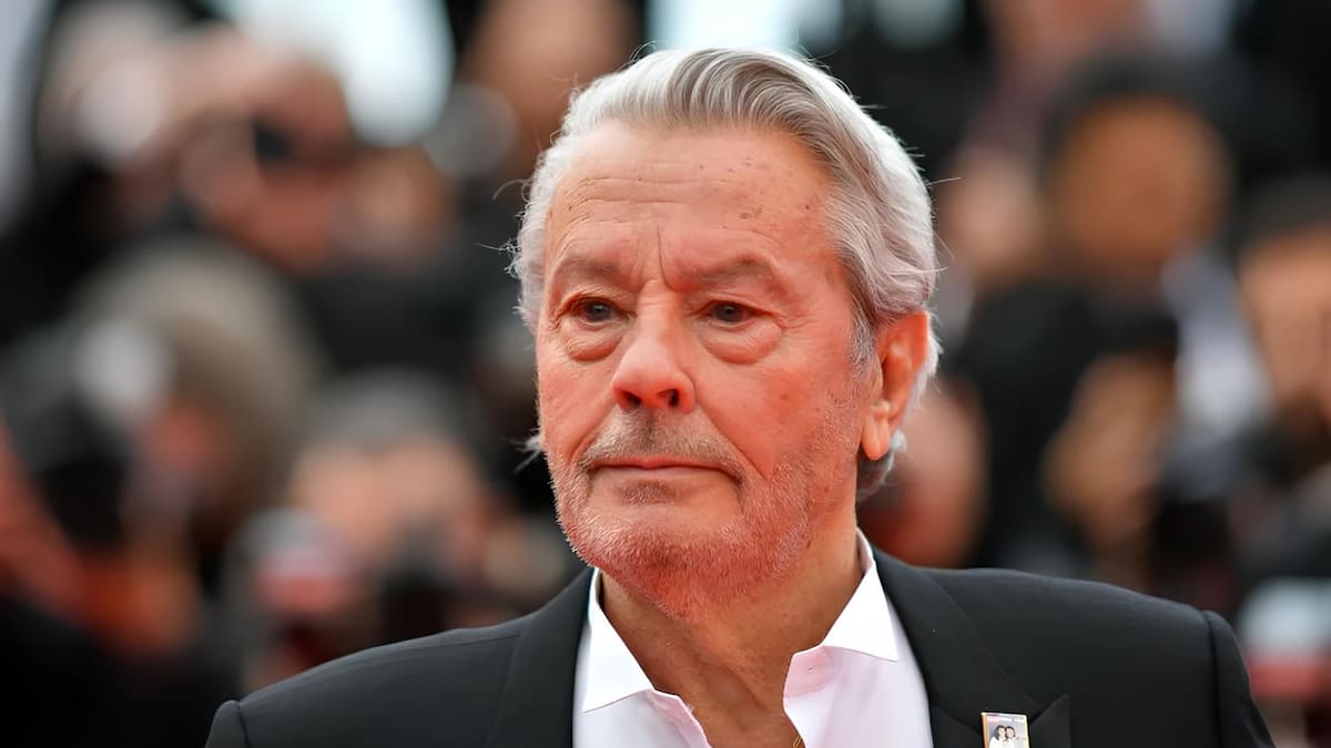 Alain Delon, estrella del cine francés. Foto: NA