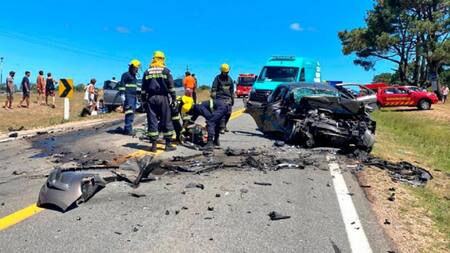 Choque en Punta del Este. Foto: NA