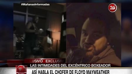 Chofer de Floyd Mayweather en Mañanas Informadas Canal 26