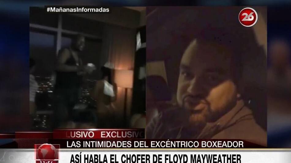 Chofer de Floyd Mayweather en Mañanas Informadas Canal 26