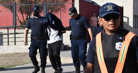 Detención en San Luis. Foto: Télam