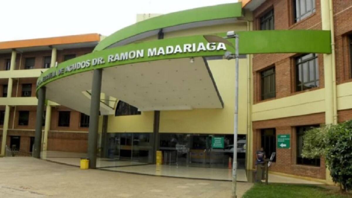 Hopsital Ramón Madariaga, en Misiones. Foto: NA.