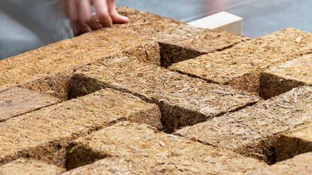 "Sugarcrete", los ladrillos de caña de azúcar. Foto: X