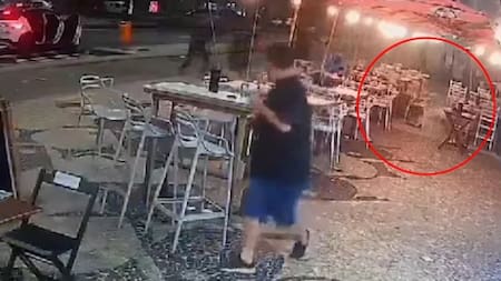 Asesinato de tres médicos en plena playa de Río de Janeiro. Foto: Captura de video.