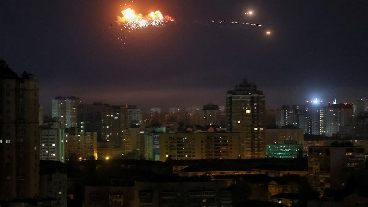 Ataque de Rusia sobre Kiev. Foto: REUTERS.