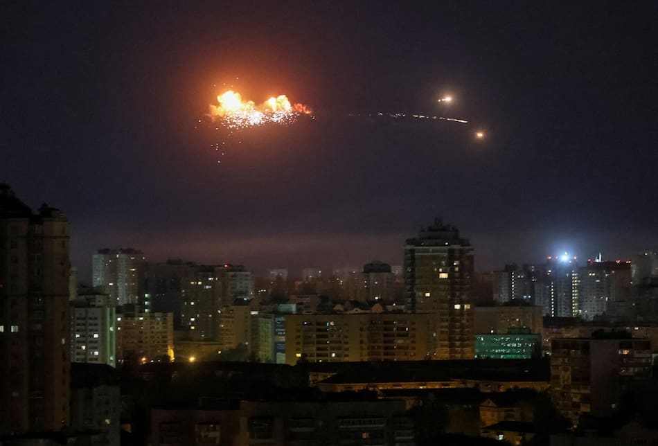 Ataque de Rusia sobre Kiev. Foto: REUTERS.