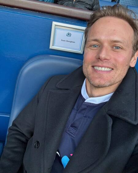 Sam Heughan, protagonista de Outlander. Foto Instagram @Samheughan