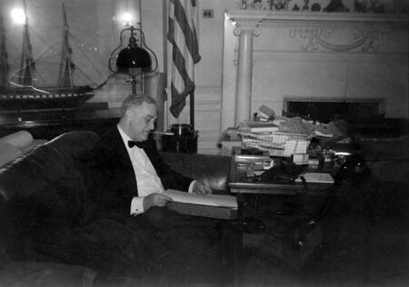 Casa Blanca, Franklin Delano Roosevelt, Estados Unidos, Presidente, Foto National WWII Museum