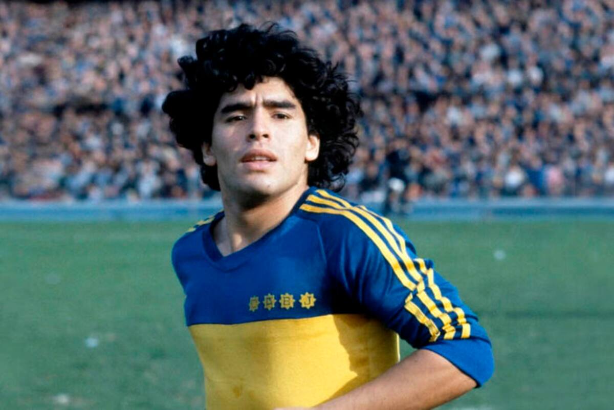 Diego Maradona en Boca.