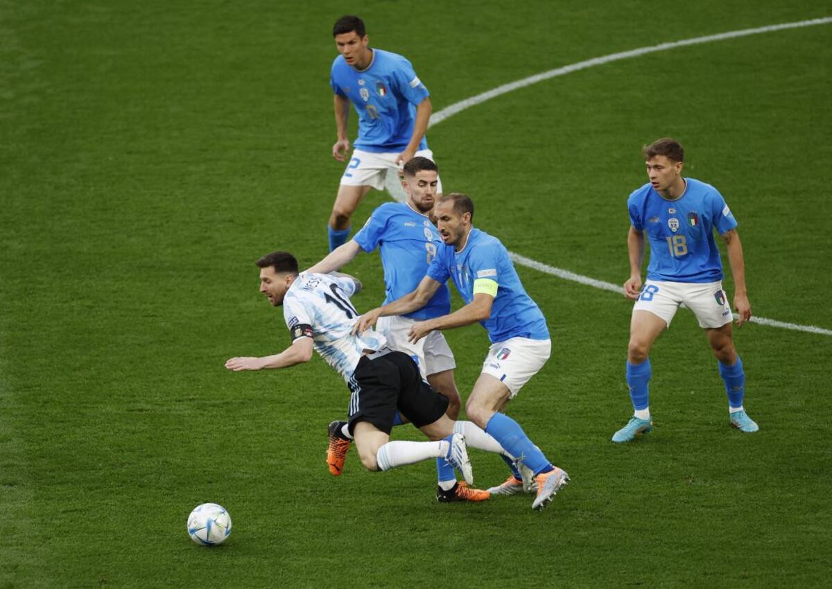 Finalissima, Argentina vs. Italia. Foto: REUTERS.