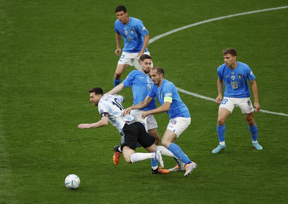 Finalissima, Argentina vs. Italia. Foto: REUTERS.