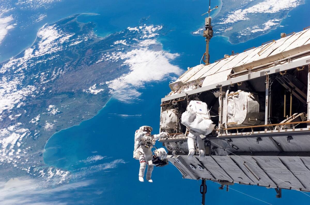 Estación Espacial Internacional. Foto: Twitter @NASA.