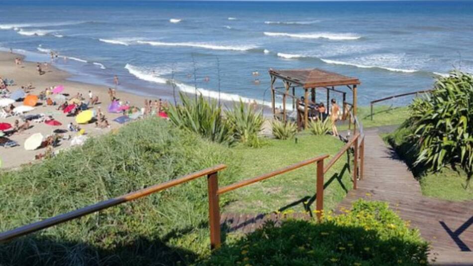 Playa Escondida, Mar del Plata. Foto: NA