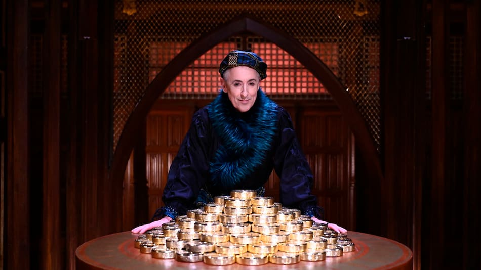 Alan Cumming en The Traitors, que ganó el Emmy como Mejor Reality de Competencia.