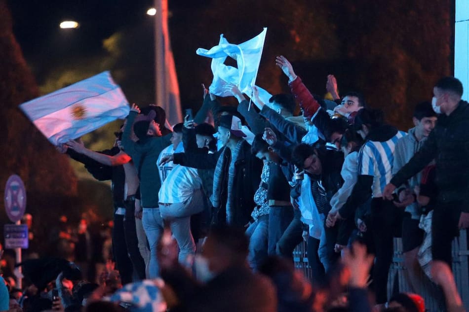 Festejos en el Obelisco, Copa América, Reuters