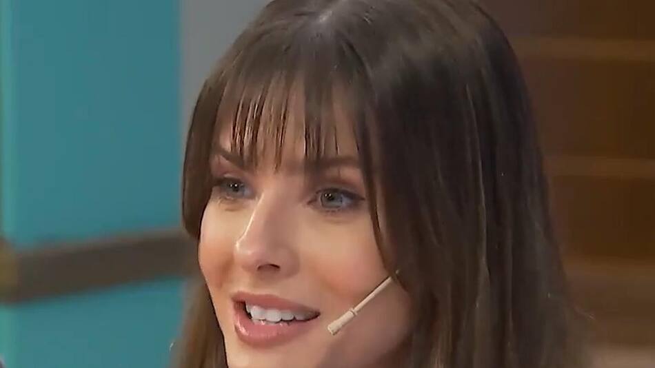 La "China" Suárez en el programa de Juana Viale. Foto: captura de video.