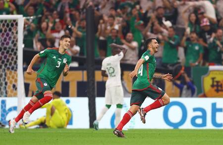 Mundial de Qatar 2022- Arabia vs Mexico. Foto: Agencia Reuters.