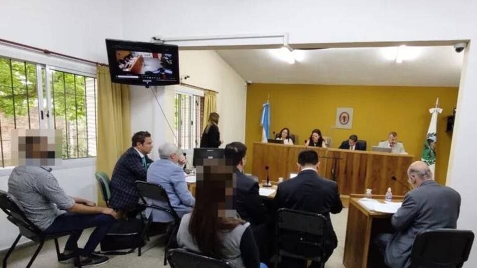 Audiencia donde juzgaron a pareja en San Luis