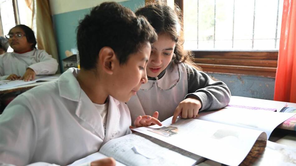 Clases escolares. Foto: Télam.
