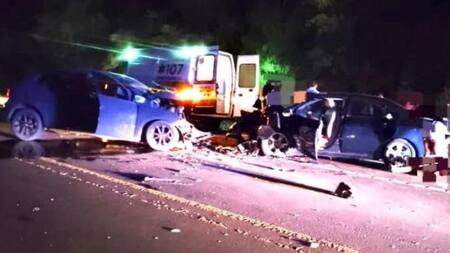 Accidente del hijo de un intendente de Misiones. Foto: NA.