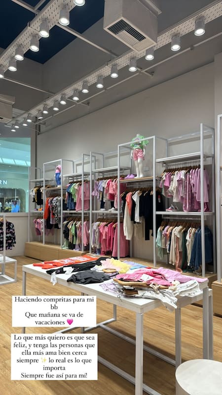 La reacción de Tamara Báez. Foto: Instagram.