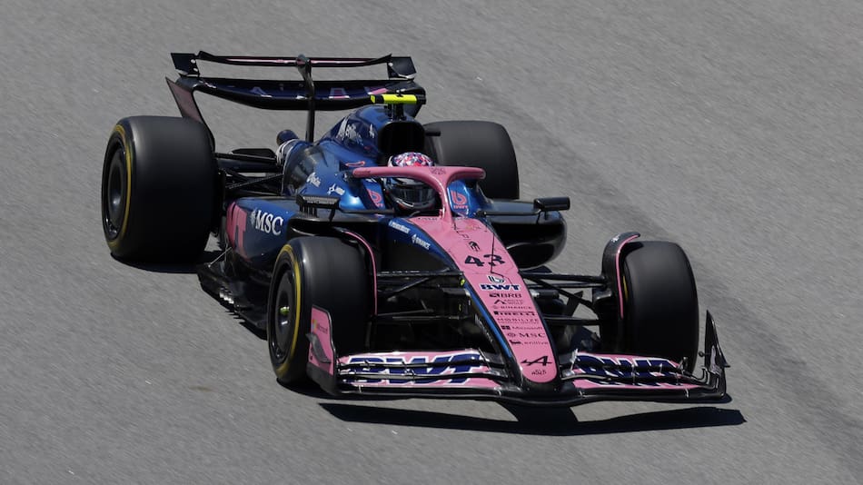 Franco Colapinto en el Gran Premio de España. Foto: REUTERS/Juan Medina.