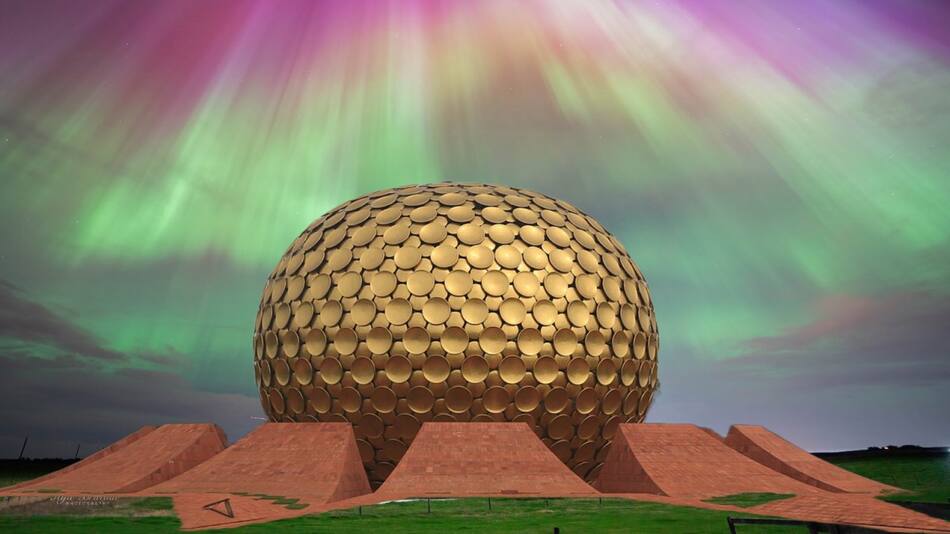 Auroville, ciudad en India. Foto X.