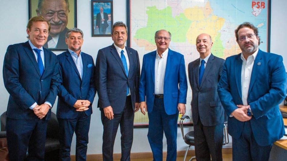 Sergio Massa, funcionarios del Gobierno de Brasil, NA