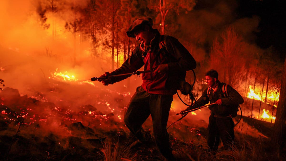 Incendios en Córdoba. Foto: EFE.