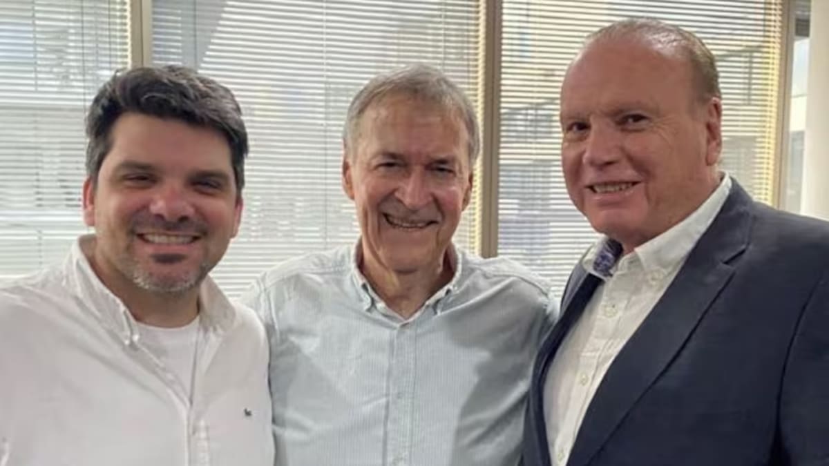 Pablo Othacehé, Juan Schiaretti y Raúl Othacehé.