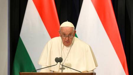 El papa Francisco, en su visita a Hungría. Foto: Reuters.