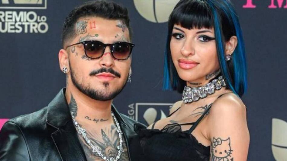 Cazzu y Nodal. Foto: EFE.