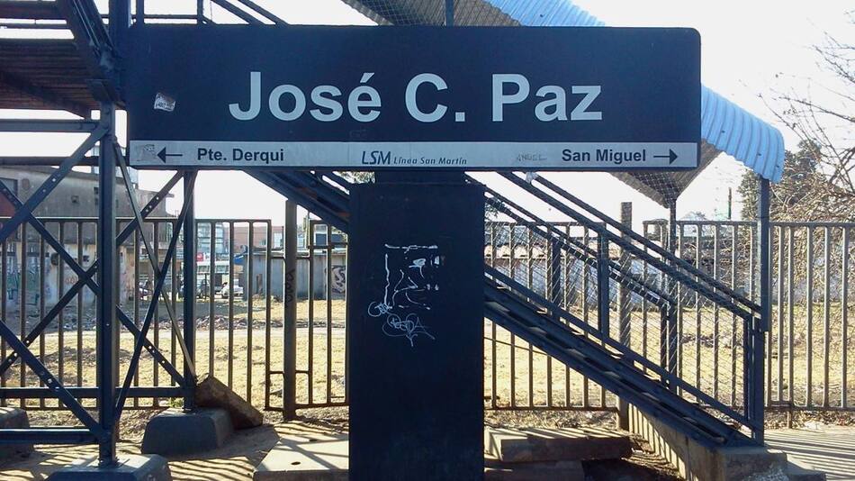 Estación de tren de José C. Paz.