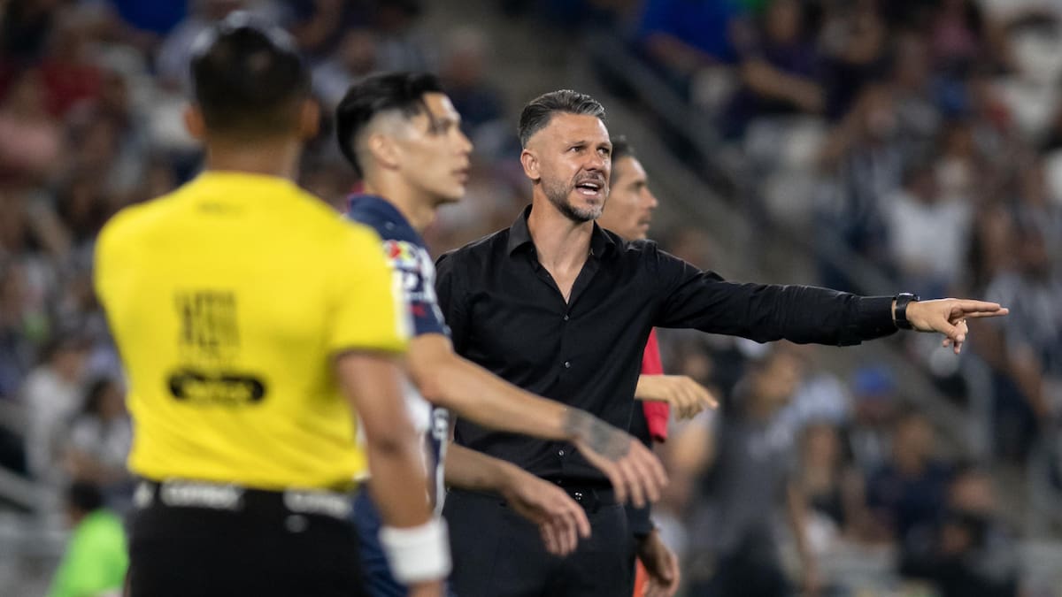Martín Demichelis en el Monterrey. Foto: EFE.