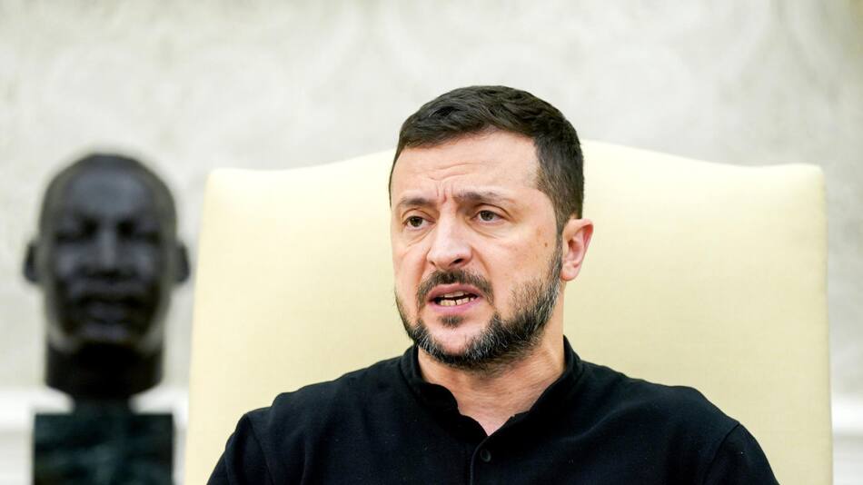 Volodimir Zelenski, presidente de Ucrania. Foto: EFE.