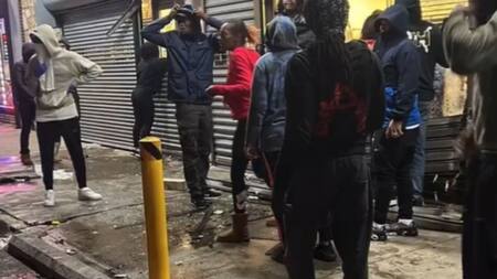 Saqueos en Filadelfia. Foto: Twitter.