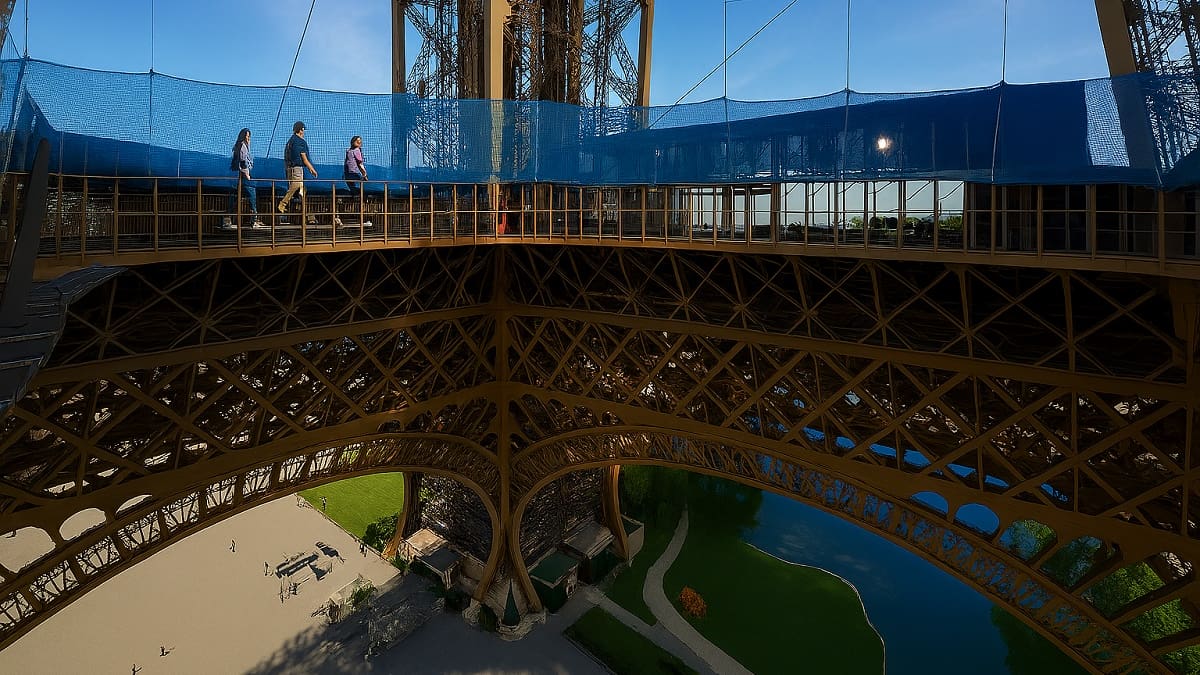 La Torre Eiffel suma una experiencia extrema: "Vértigo de la Torre".
