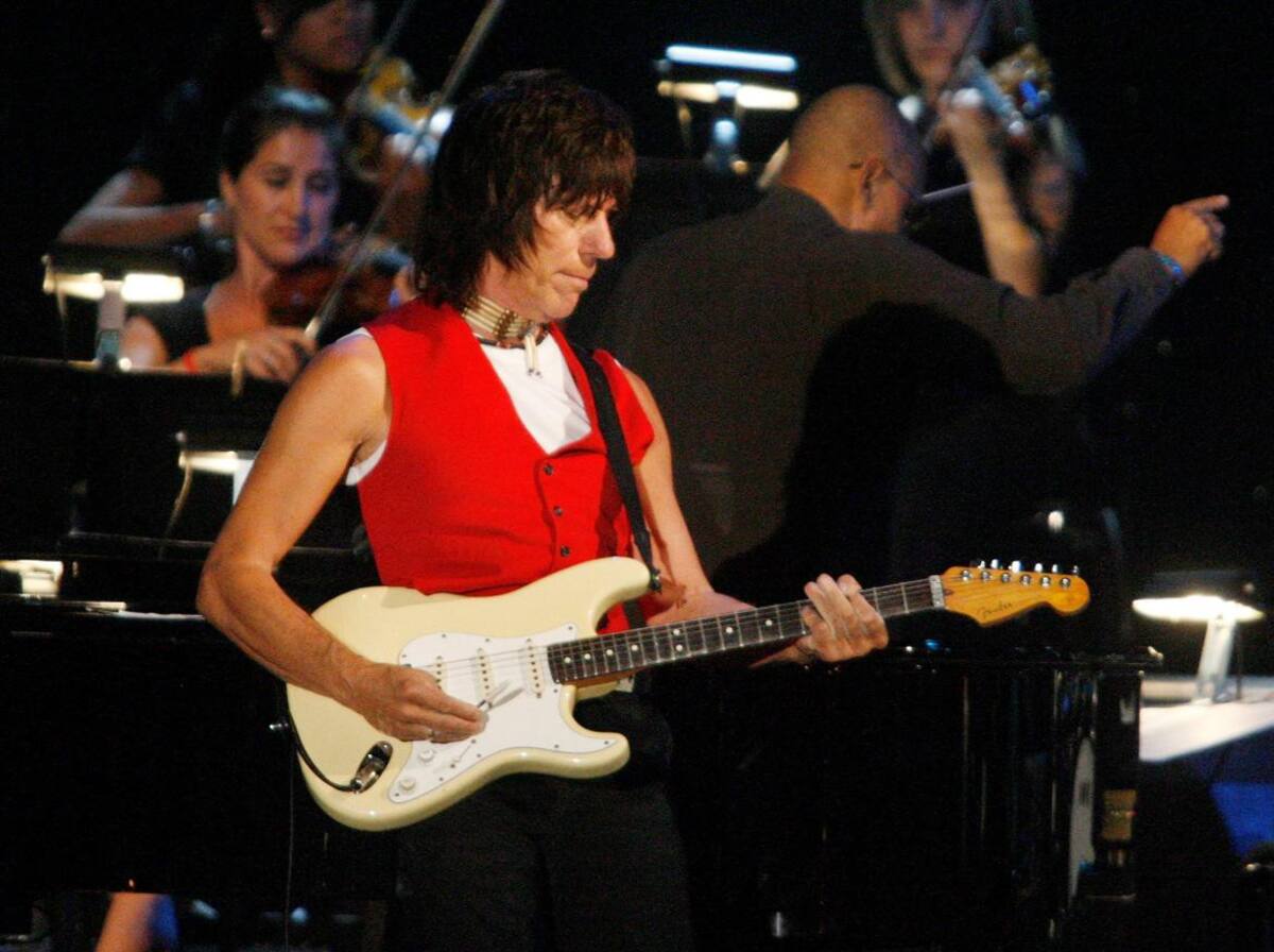 Jeff Beck. Foto: REUTERS.