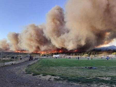 Incendios en la Patagonia, Foto Gentileza Eqsnotas.com.ar
