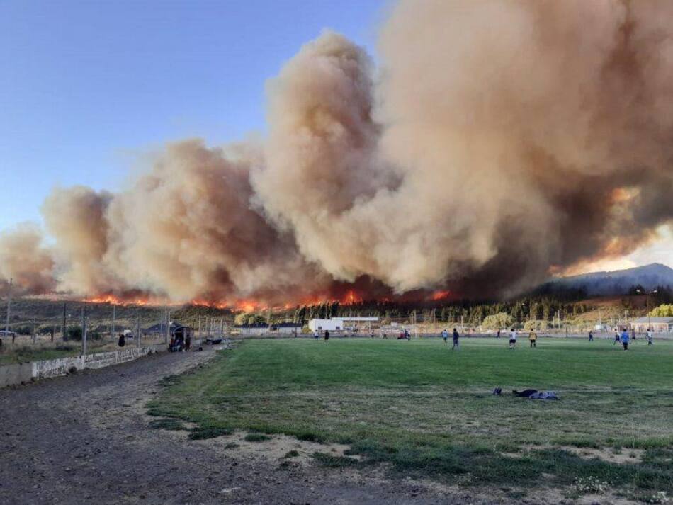Incendios en la Patagonia, Foto Gentileza Eqsnotas.com.ar
