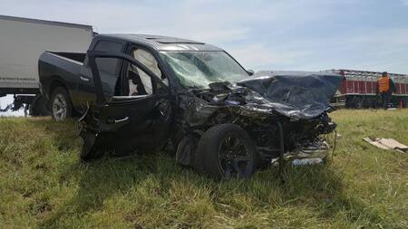 Accidente de tránsito del hijo de Ramón Diaz. Foto: Télam