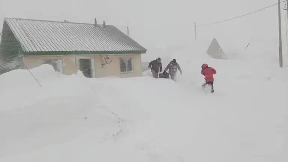 Los ríos atmosféricos pueden generar intensas tormentas o nevadas. Foto NA.